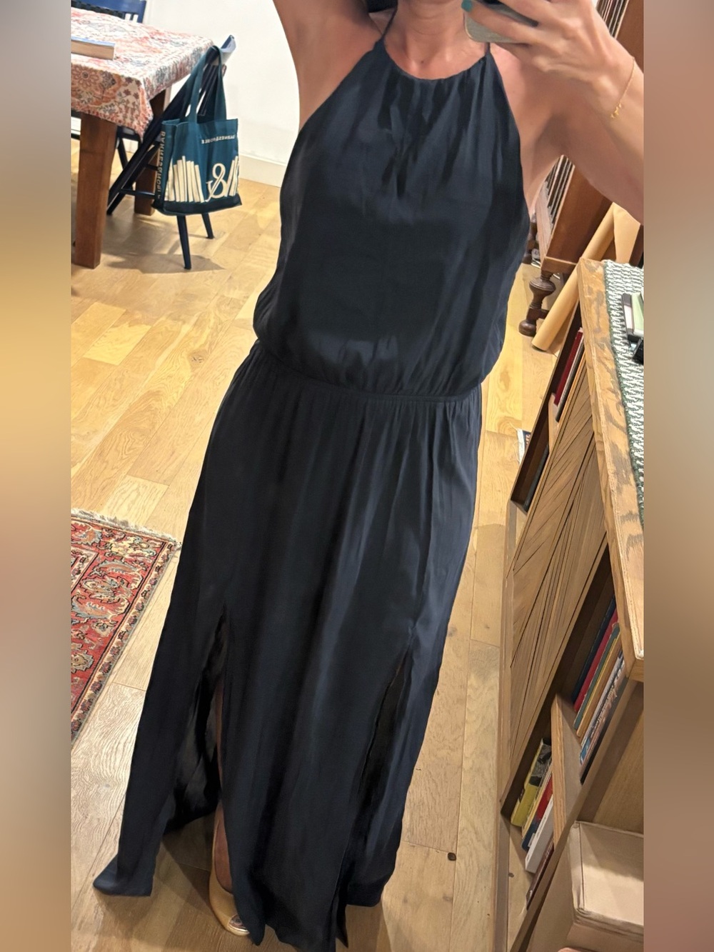 Women’s Navy cocktail maxi dress